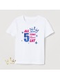 Koszulka na 3 urodziny urodzinowa trzylatka dla dziewczynki